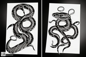 snakes tattoo idea