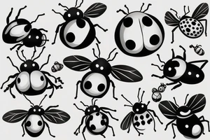 lady bug tattoo idea