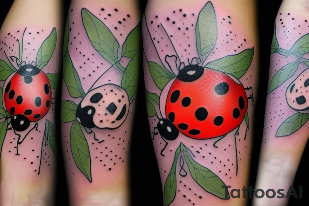 lady bug tattoo idea