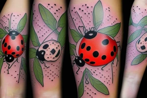 lady bug tattoo idea