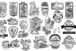 Forrest map tattoo idea