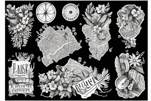 Forrest map tattoo idea