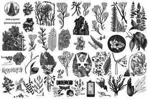 Being lost in a forrest tattoo idea