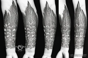 Lost in trees tattoo idea