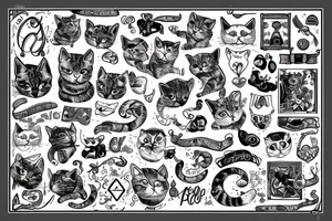 cat, tattoo idea