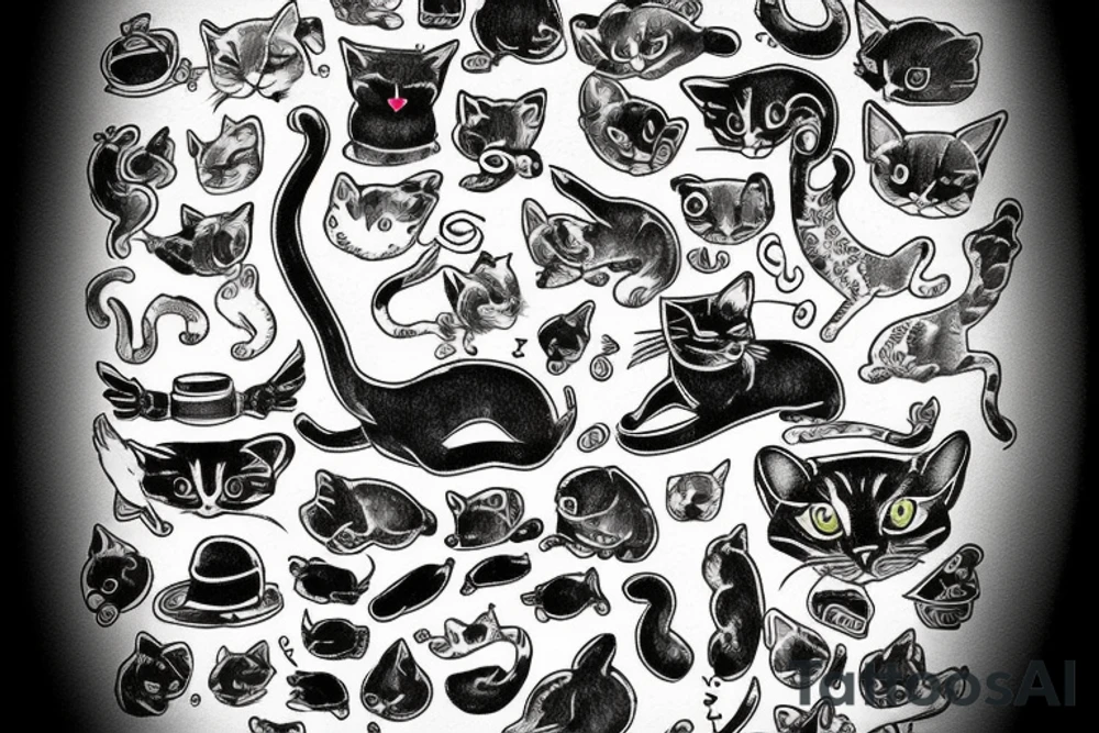 cat, tattoo idea