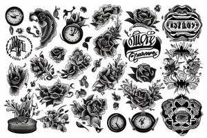 Old school traditional tattoo idea