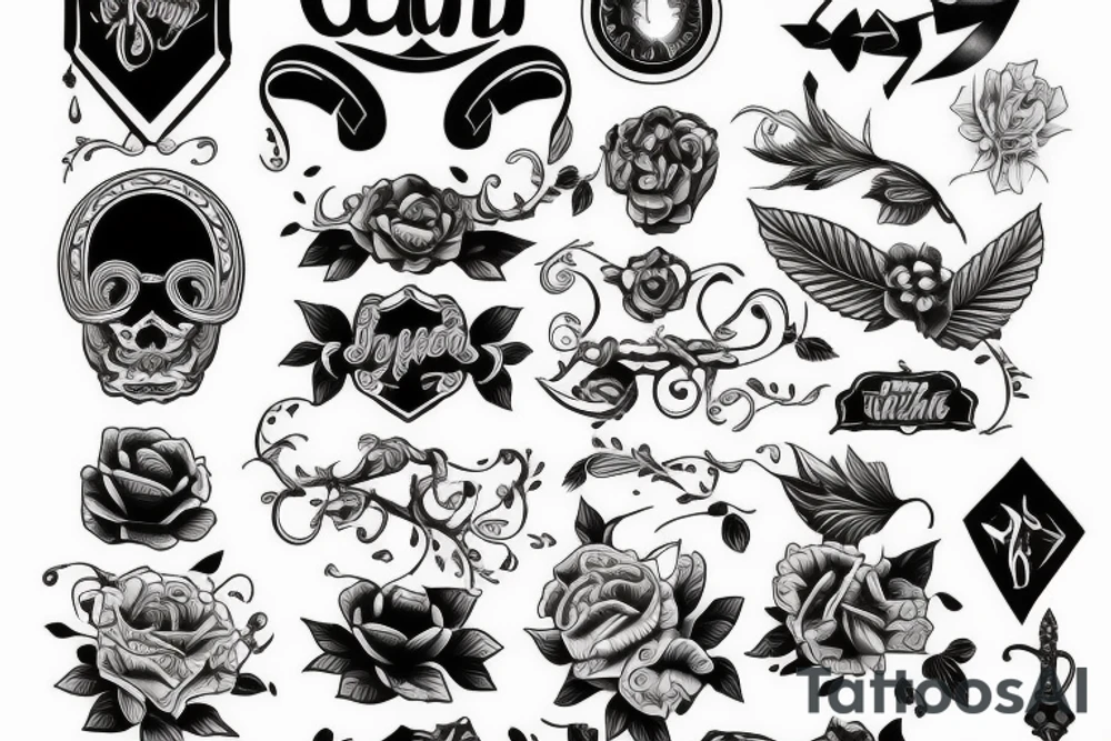 Old school traditional tattoo idea