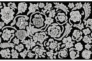 ornamental flower ethnic tattoo idea