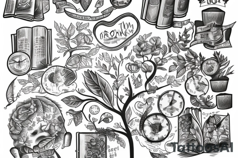 the book a tree grows in brooklyn by betty smith tattoo idea