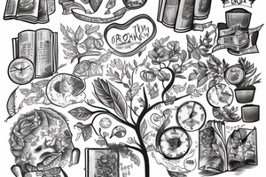 the book a tree grows in brooklyn by betty smith tattoo idea