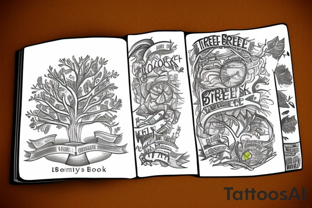the book a tree grows in brooklyn by betty smith tattoo idea