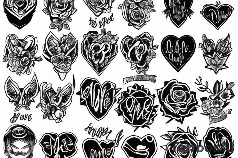 i love my wife tattoo idea