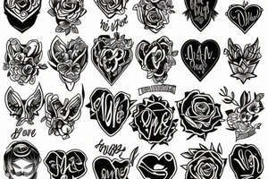 i love my wife tattoo idea