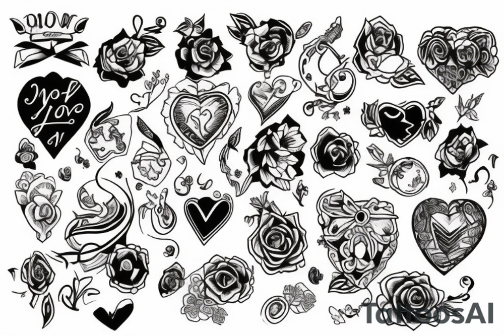 i love my wife tattoo idea