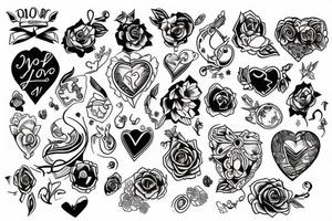i love my wife tattoo idea