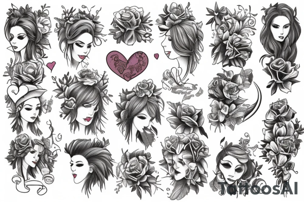 i love my lesbian wife tattoo idea