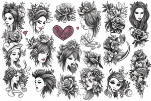 i love my lesbian wife tattoo idea