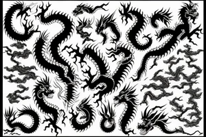 Japanese dragon tattoo idea