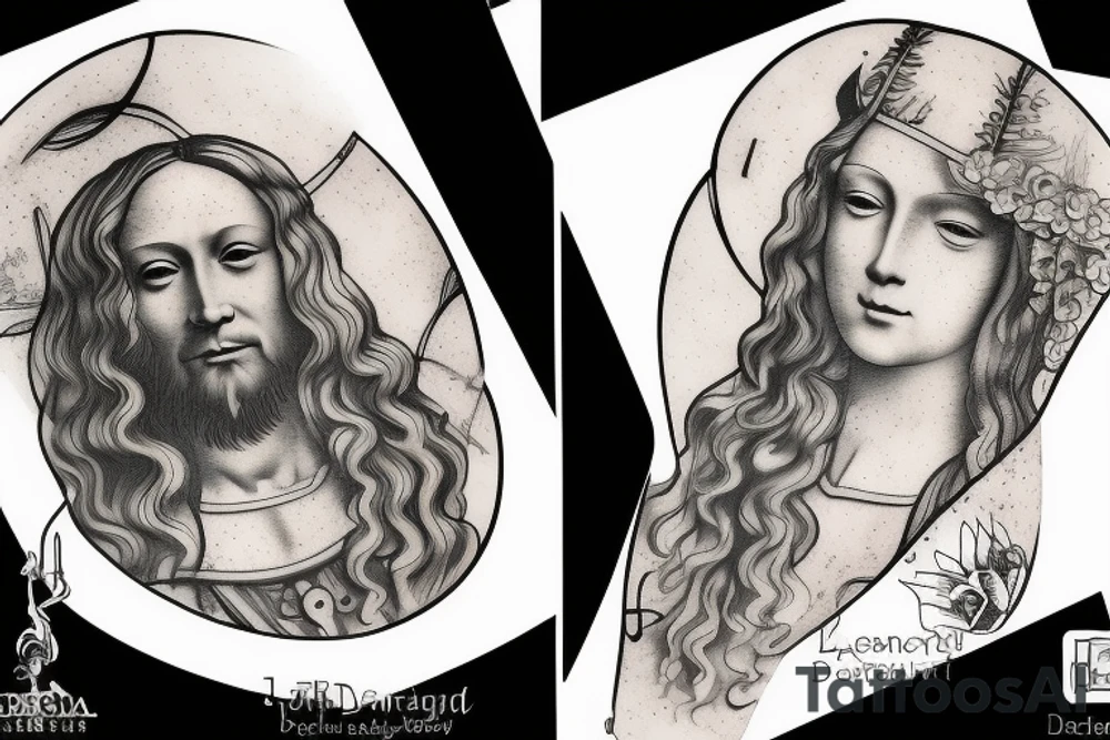 leonardo da Vinci tattoo idea