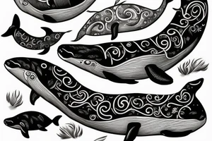 whale tattoo idea