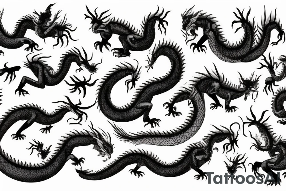 the oriental dragon tattoo idea