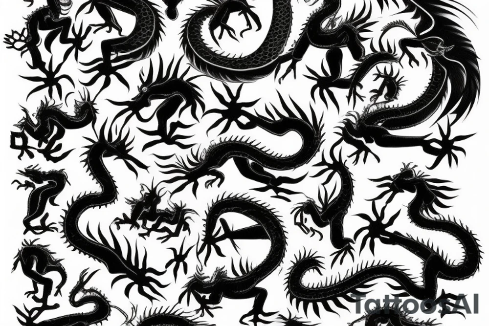 the oriental dragon tattoo idea