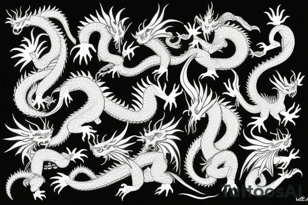 the oriental dragon tattoo idea