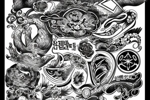 korean tattoo tattoo idea