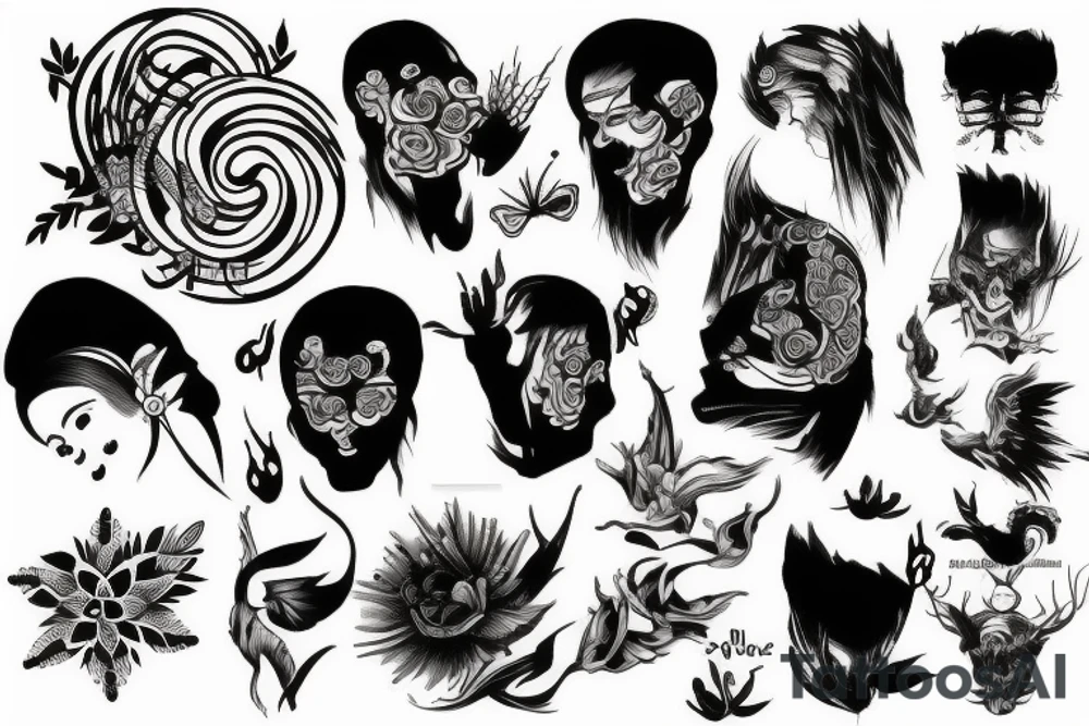 korean tattoo tattoo idea