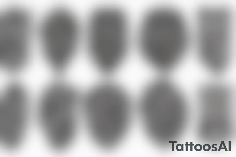something abstract, like 
lightnings or picks, like new tribal tattoo idea