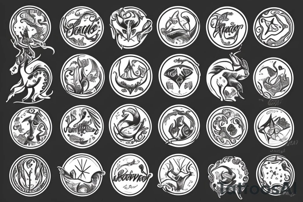 Sea goat tattoo idea