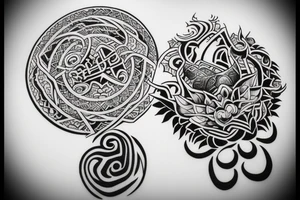A small design with the words ‘Sairam’ and ‘Reeshma’ , the design should be in the form of a straight line tattoo idea