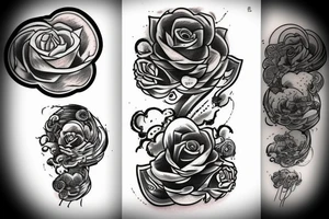 Money clouds tattoo idea