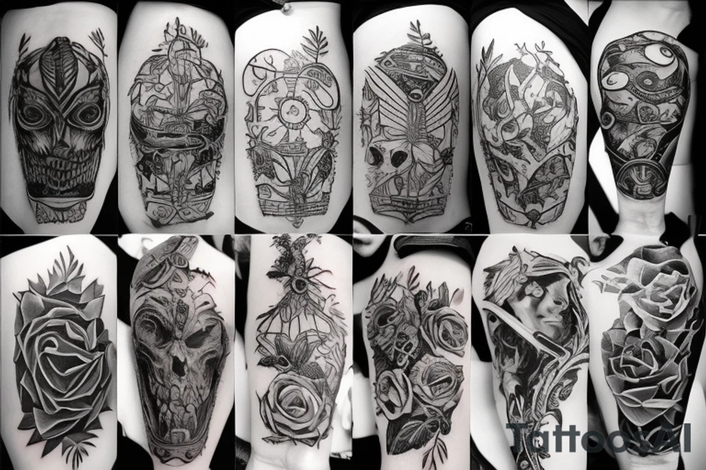 Ace of spaces thorns tattoo idea