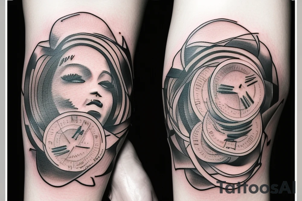 Money clouds tattoo idea