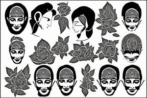 The words Sairam and Reeshma tattoo idea