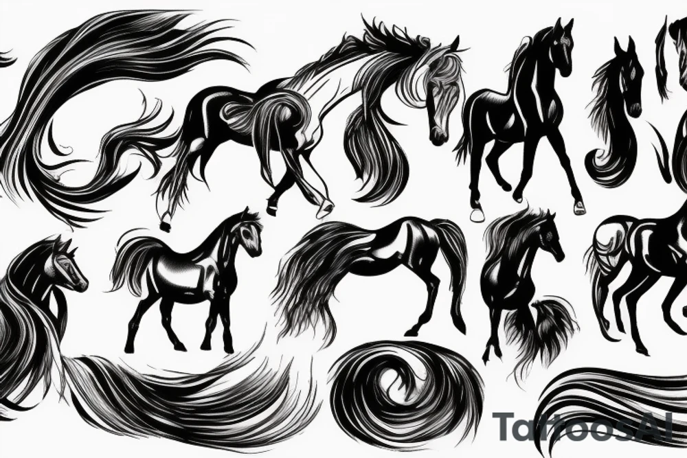 Horse heaven tattoo idea