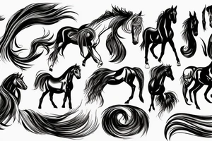 Horse heaven tattoo idea