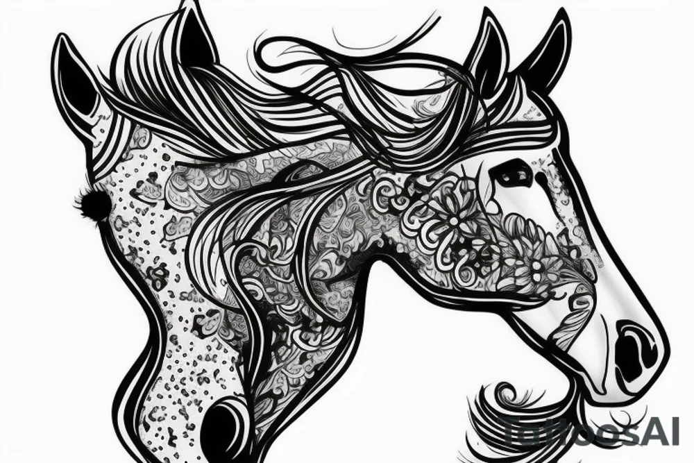 Horse hat tattoo idea