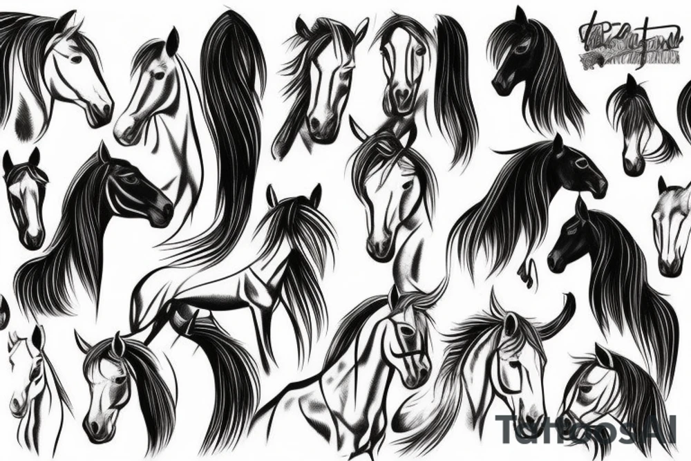 Horse tattoo idea