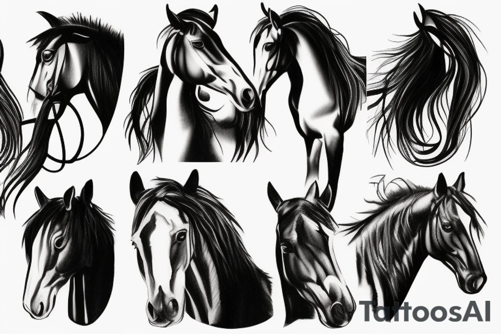 Horse tattoo idea