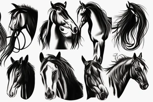 Horse tattoo idea