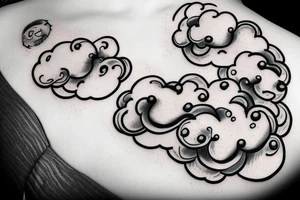 Ace fluffy cloud tattoo idea