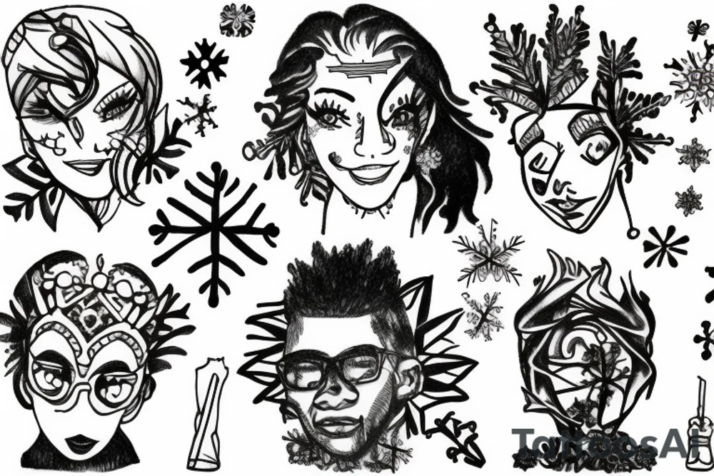 Snowflake tattoo idea
