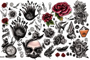 cards tattoo idea