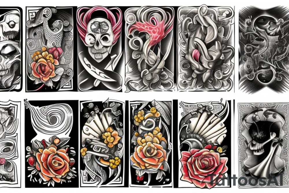 cards tattoo idea