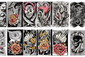 cards tattoo idea