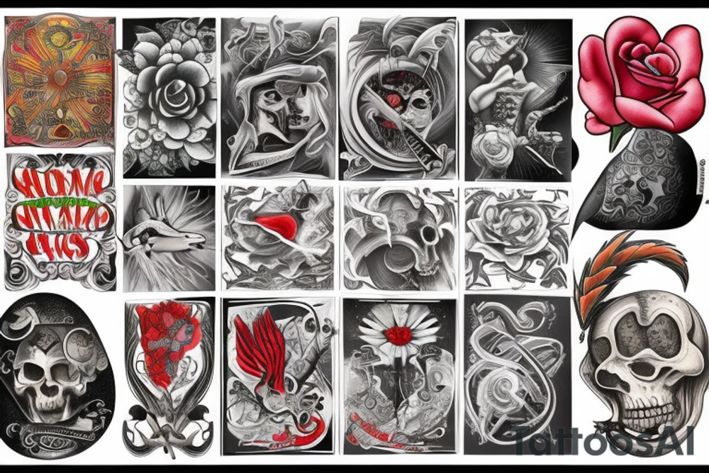 cards tattoo idea