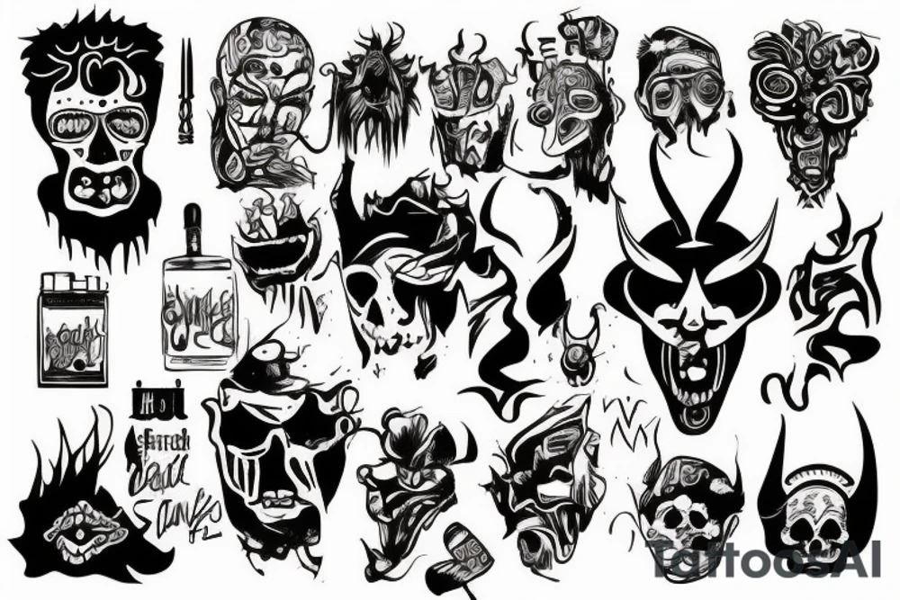The devil tattoo idea